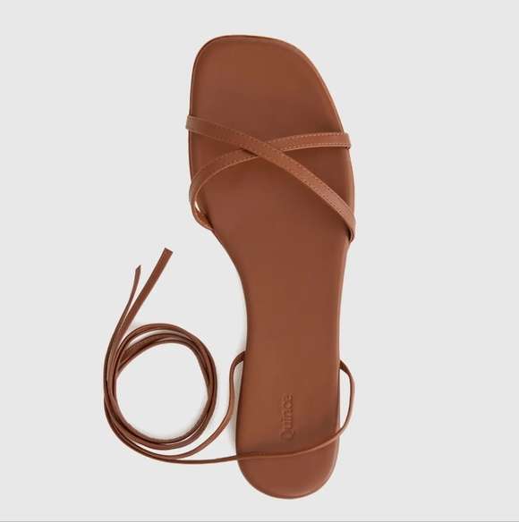 Quince 100% Leather Wrap Sandal - Picture 4 of 8